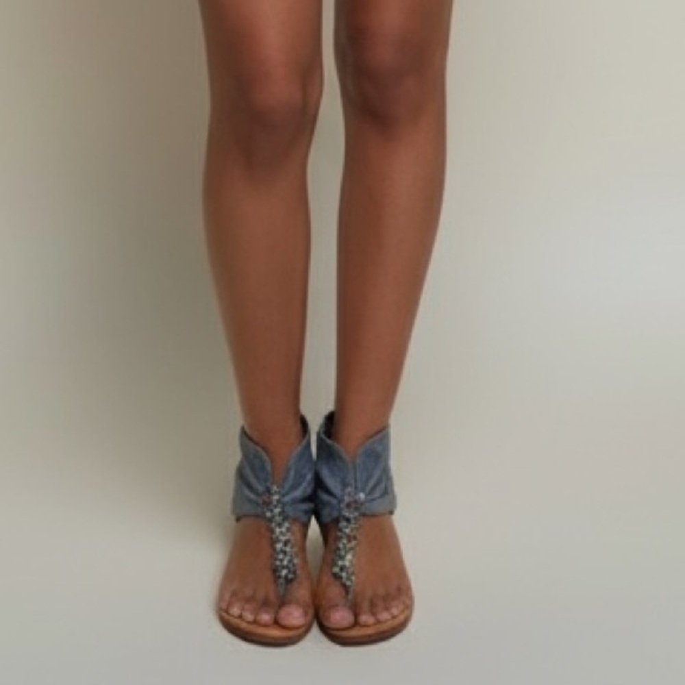 Handmade Cobbled Wedge gray suede beaded sandals Resortwear  Boho Vacation